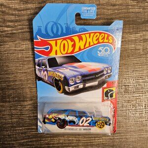 Hot Wheels 50th Anniversary; HW Daredevils '70 Chevelle 55 Wagon --ITEM #2093